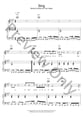 Sing piano sheet music cover